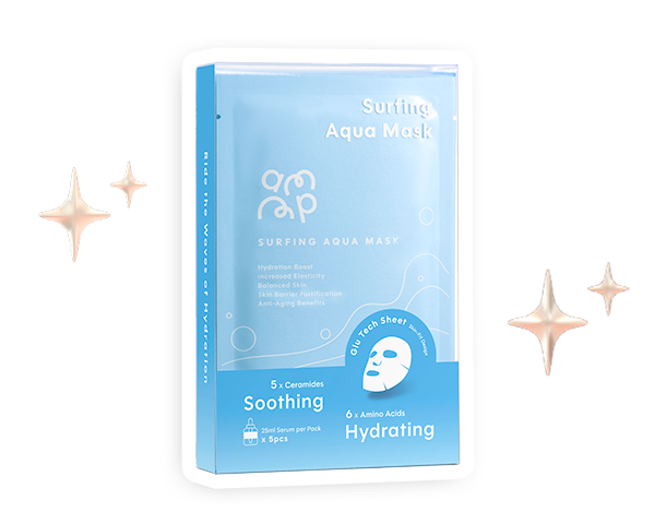 衝浪保濕面膜 神經醯胺+胺基酸 (1盒5片)